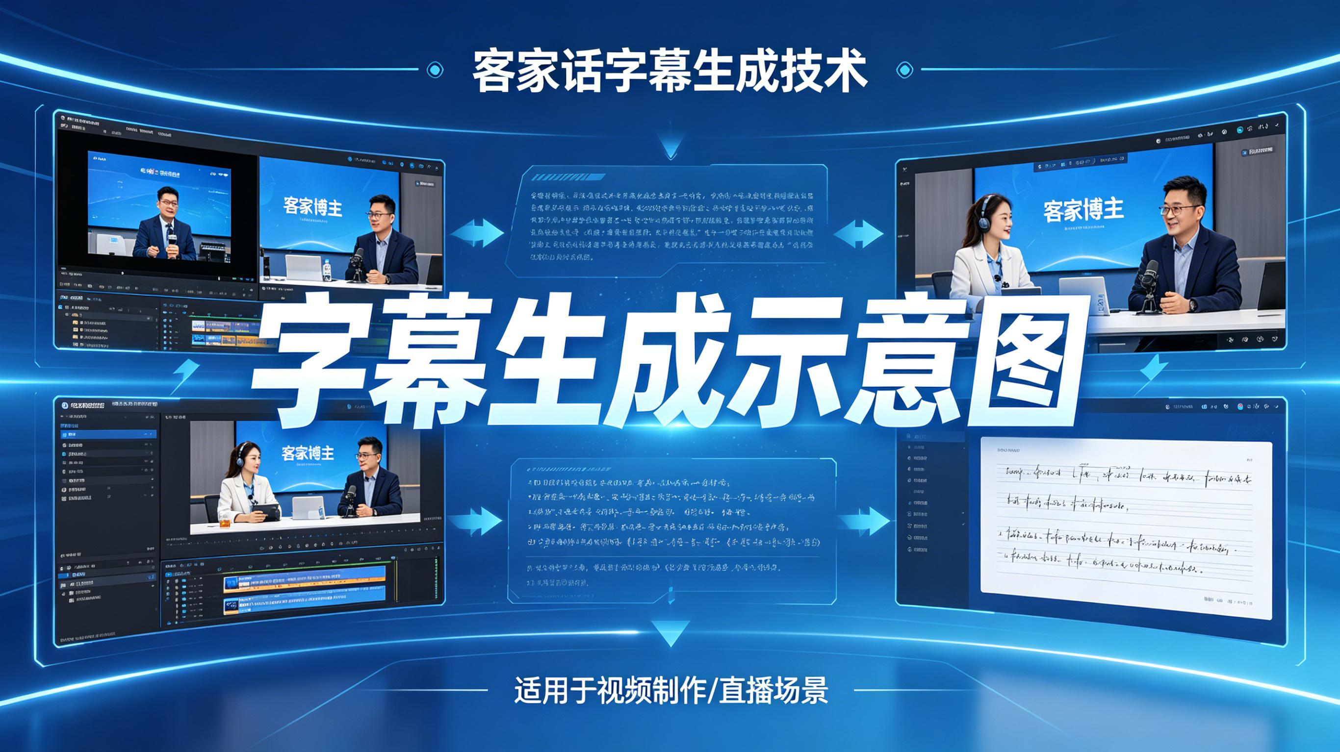 客家话字幕生成示意图